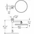 Косметическое зеркало GROHE Selection, холодный рассвет матовый (41077GN0) Косметическое зеркало GROHE Selection, холодный рассвет матовый (41077GN0)
