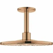 Верхний душ GROHE Rainshower 310 SmartActive с душевым кронштейном, 2 режима, 142 мм, теплый закат глянец (26477DA0)