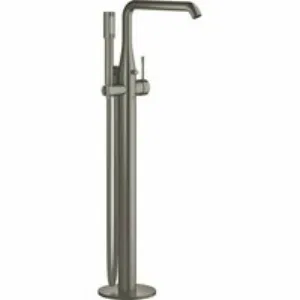 Внешняя часть смесителя для ванны GROHE Essence напольного монтажа, темный графит матовый (23491AL1) Внешняя часть смесителя для ванны GROHE Essence напольного монтажа, темный графит матовый (23491AL1)
