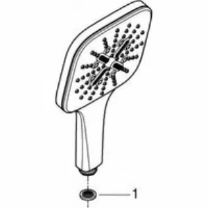 Ручной душ GROHE Rainshower SmartActive 130 Cube, 3 режима, темный графит матовый (26582AL0) Ручной душ GROHE Rainshower SmartActive 130 Cube, 3 режима, темный графит матовый (26582AL0)
