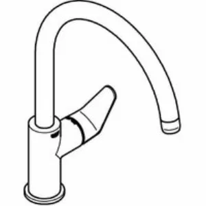 Смеситель для кухни GROHE BauCurve, хром (31231001) Смеситель для кухни GROHE BauCurve, хром (31231001)