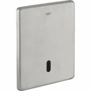 Панель смыва для унитаза GROHE Tectron Skate инфракрасная, 1 режим, суперсталь (38393SD1)