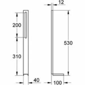 Несущие стойки для систем GROHE Uniset (37304000) Несущие стойки для систем GROHE Uniset (37304000)