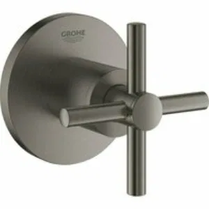 Внешняя часть вентиля GROHE Atrio, крестообразная ручка, темный графит матовый (19069AL3) Внешняя часть вентиля GROHE Atrio, крестообразная ручка, темный графит матовый (19069AL3)