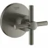 Внешняя часть вентиля GROHE Atrio, крестообразная ручка, темный графит матовый (19069AL3) Внешняя часть вентиля GROHE Atrio, крестообразная ручка, темный графит матовый (19069AL3)