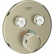 Внешняя часть термостата для душа GROHE Grohtherm SmartControl на 2 потребителя, никель матовый (29119EN0)