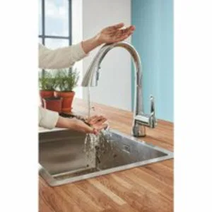Смеситель для кухни GROHE Zedra Touch сенсорный с вытяжным душем 3jet, суперсталь (30219DC2) Смеситель для кухни GROHE Zedra Touch сенсорный с вытяжным душем 3jet, суперсталь (30219DC2)