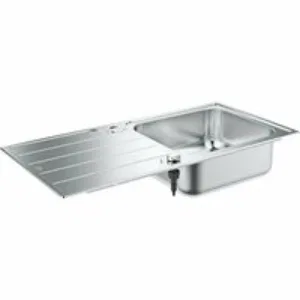 Мойка из нержавеющей стали с корзинчатым вентилем GROHE K500, 100/50 (31563SD1) Мойка из нержавеющей стали с корзинчатым вентилем GROHE K500, 100/50 (31563SD1)