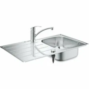 Мойка и смеситель для мойки GROHE K200, нержавеющая сталь (31565SD1) Мойка и смеситель для мойки GROHE K200, нержавеющая сталь (31565SD1)