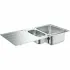 Мойка GROHE K500 с корзинчатым вентилем, нержавеющая сталь (31572SD1) Мойка GROHE K500 с корзинчатым вентилем, нержавеющая сталь (31572SD1)
