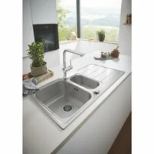 Мойка GROHE K500 с корзинчатым вентилем, нержавеющая сталь (31572SD1) Мойка GROHE K500 с корзинчатым вентилем, нержавеющая сталь (31572SD1)