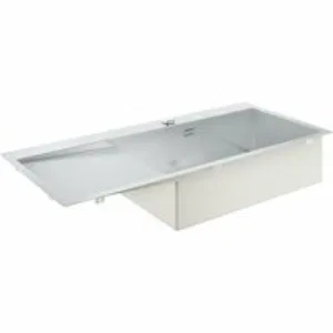 Мойка GROHE K1000 80-S 116/52 1.0 с корзинчатым вентилем, нержавеющая сталь (31582SD1) Мойка GROHE K1000 80-S 116/52 1.0 с корзинчатым вентилем, нержавеющая сталь (31582SD1)
