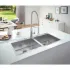 Мойка GROHE K800 с двумя чашами, нержавеющая сталь (31585SD1) Мойка GROHE K800 с двумя чашами, нержавеющая сталь (31585SD1)