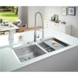 Мойка GROHE K800 с двумя чашами, нержавеющая сталь (31585SD1) Мойка GROHE K800 с двумя чашами, нержавеющая сталь (31585SD1)