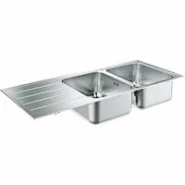 Мойка GROHE K500 с корзинчатым вентилем, нержавеющая сталь (31588SD1)