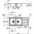 Мойка GROHE K500 с корзинчатым вентилем, нержавеющая сталь (31588SD1) Мойка GROHE K500 с корзинчатым вентилем, нержавеющая сталь (31588SD1)