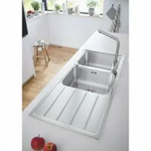 Мойка GROHE K500 с корзинчатым вентилем, нержавеющая сталь (31588SD1) Мойка GROHE K500 с корзинчатым вентилем, нержавеющая сталь (31588SD1)