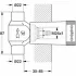 Встраиваемая часть вентиля GROHE, резьба 3/4″ для пайки Ø22 мм (29804000) Встраиваемая часть вентиля GROHE, резьба 3/4″ для пайки Ø22 мм (29804000)