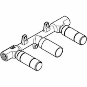Встраиваемая часть двухвентильного смесителя для раковины GROHE на 3 отверстия (32706000) Встраиваемая часть двухвентильного смесителя для раковины GROHE на 3 отверстия (32706000)