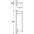 Держатель для полотенца GROHE Allure Brilliant, 600 мм, хром (40497000) Держатель для полотенца GROHE Allure Brilliant, 600 мм, хром (40497000)