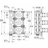 Встраиваемая часть переключателя потоков GROHE Rapido C для Grohtherm F на 3 выхода (35031000) Встраиваемая часть переключателя потоков GROHE Rapido C для Grohtherm F на 3 выхода (35031000)