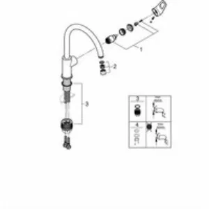 Смеситель для кухни GROHE BauLoop, хром (31232001) Смеситель для кухни GROHE BauLoop, хром (31232001)