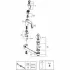 Смеситель для раковины GROHE Eurodisc Joy с донным клапаном, S-size, белая луна (23425LS0) Смеситель для раковины GROHE Eurodisc Joy с донным клапаном, S-size, белая луна (23425LS0)