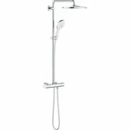 Душевая система GROHE Rainshower SmartActive 310 с термостатом для душа, белая луна (26647LS0)