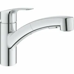 Смеситель для кухонной мойки GROHE Eurosmart с вытяжным душем, хром (30305001) Смеситель для кухонной мойки GROHE Eurosmart с вытяжным душем, хром (30305001)