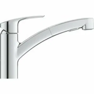 Смеситель для кухонной мойки GROHE Eurosmart с вытяжным душем, хром (30305001) Смеситель для кухонной мойки GROHE Eurosmart с вытяжным душем, хром (30305001)