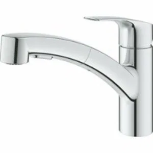 Смеситель для кухонной мойки GROHE Eurosmart с вытяжным душем, хром (30305001) Смеситель для кухонной мойки GROHE Eurosmart с вытяжным душем, хром (30305001)
