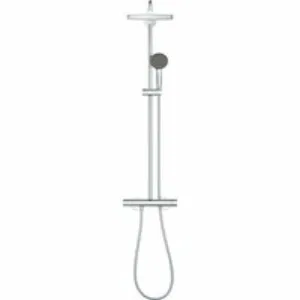 Душевая система GROHE Vitalio Start System 250 Cube с термостатом для душа, хром (26697000) Душевая система GROHE Vitalio Start System 250 Cube с термостатом для душа, хром (26697000)
