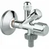 Вентиль угловой GROHE комбинированный 1/2″-3/8″ для подключения смесителей, хром (22036000) Вентиль угловой GROHE комбинированный 1/2″-3/8″ для подключения смесителей, хром (22036000)