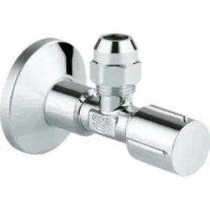Угловой вентиль GROHE 1/2-3/8 для подключения смесителей, хром (22039000) Угловой вентиль GROHE 1/2-3/8 для подключения смесителей, хром (22039000)