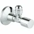 Угловой вентиль GROHE 1/2-3/8 для подключения смесителей, хром (22037000) Угловой вентиль GROHE 1/2-3/8 для подключения смесителей, хром (22037000)