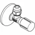 Угловой вентиль GROHE 1/2-3/8 для подключения смесителей, хром (22037000) Угловой вентиль GROHE 1/2-3/8 для подключения смесителей, хром (22037000)