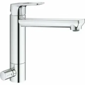 Смеситель для кухни GROHE BauLoop с запорным вентилем, хром (31713000) Смеситель для кухни GROHE BauLoop с запорным вентилем, хром (31713000)