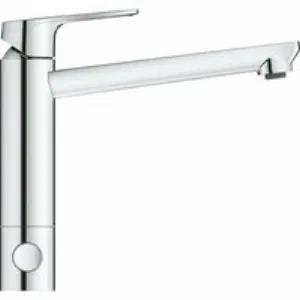 Смеситель для кухни GROHE BauLoop с запорным вентилем, хром (31713000) Смеситель для кухни GROHE BauLoop с запорным вентилем, хром (31713000)