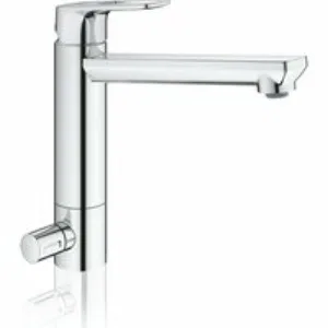 Смеситель для кухни GROHE BauLoop с запорным вентилем, хром (31713000) Смеситель для кухни GROHE BauLoop с запорным вентилем, хром (31713000)