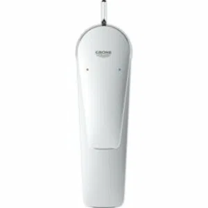 Смеситель для раковины GROHE BauEdge с ограничителем температуры и рычажным донным клапаном, M-Size, хром (23758001) Смеситель для раковины GROHE BauEdge с ограничителем температуры и рычажным донным клапаном, M-Size, хром (23758001)
