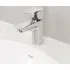 Смеситель для раковины GROHE BauEdge с ограничителем температуры и рычажным донным клапаном, M-Size, хром (23758001) Смеситель для раковины GROHE BauEdge с ограничителем температуры и рычажным донным клапаном, M-Size, хром (23758001)