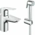 Смеситель для раковины GROHE BauEdge с гигиеническим душем, хром (23757001) Смеситель для раковины GROHE BauEdge с гигиеническим душем, хром (23757001)