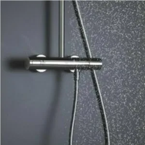 Душевая система GROHE Rainshower SmartActive 310 с термостатом для душа, белая луна (26648LS0) Душевая система GROHE Rainshower SmartActive 310 с термостатом для душа, белая луна (26648LS0)