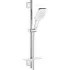 Душевой гарнитур GROHE Vitalio SmartActive 130 Cube с мыльницей, 3 режима струи, душевая штанга 600 мм, 9,5 л/мин, белая луна/хром (26596000) Душевой гарнитур GROHE Vitalio SmartActive 130 Cube с мыльницей, 3 режима струи, душевая штанга 600 мм, 9,5 л/мин, белая луна/хром (26596000)