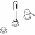 Смеситель для ванны GROHE Essence на 3 отверстия, хром (19976001) Смеситель для ванны GROHE Essence на 3 отверстия, хром (19976001)