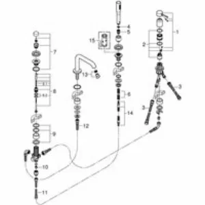 Смеситель для ванны GROHE Essence на 4 отверстия, на край ванны, хром (19578001) Смеситель для ванны GROHE Essence на 4 отверстия, на край ванны, хром (19578001)