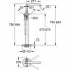 Внешняя часть смесителя для ванны GROHE Essence напольного монтажа, хром (23491001) Внешняя часть смесителя для ванны GROHE Essence напольного монтажа, хром (23491001)