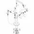 Внешняя часть смесителя для ванны GROHE Essence напольного монтажа, хром (23491001) Внешняя часть смесителя для ванны GROHE Essence напольного монтажа, хром (23491001)