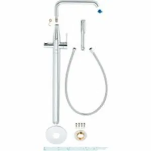 Внешняя часть смесителя для ванны GROHE Essence напольного монтажа, хром (23491001) Внешняя часть смесителя для ванны GROHE Essence напольного монтажа, хром (23491001)