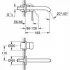 Внешняя часть смесителя для раковины GROHE Essence на 2 отверстия, M-Size, хром (19408001) Внешняя часть смесителя для раковины GROHE Essence на 2 отверстия, M-Size, хром (19408001)